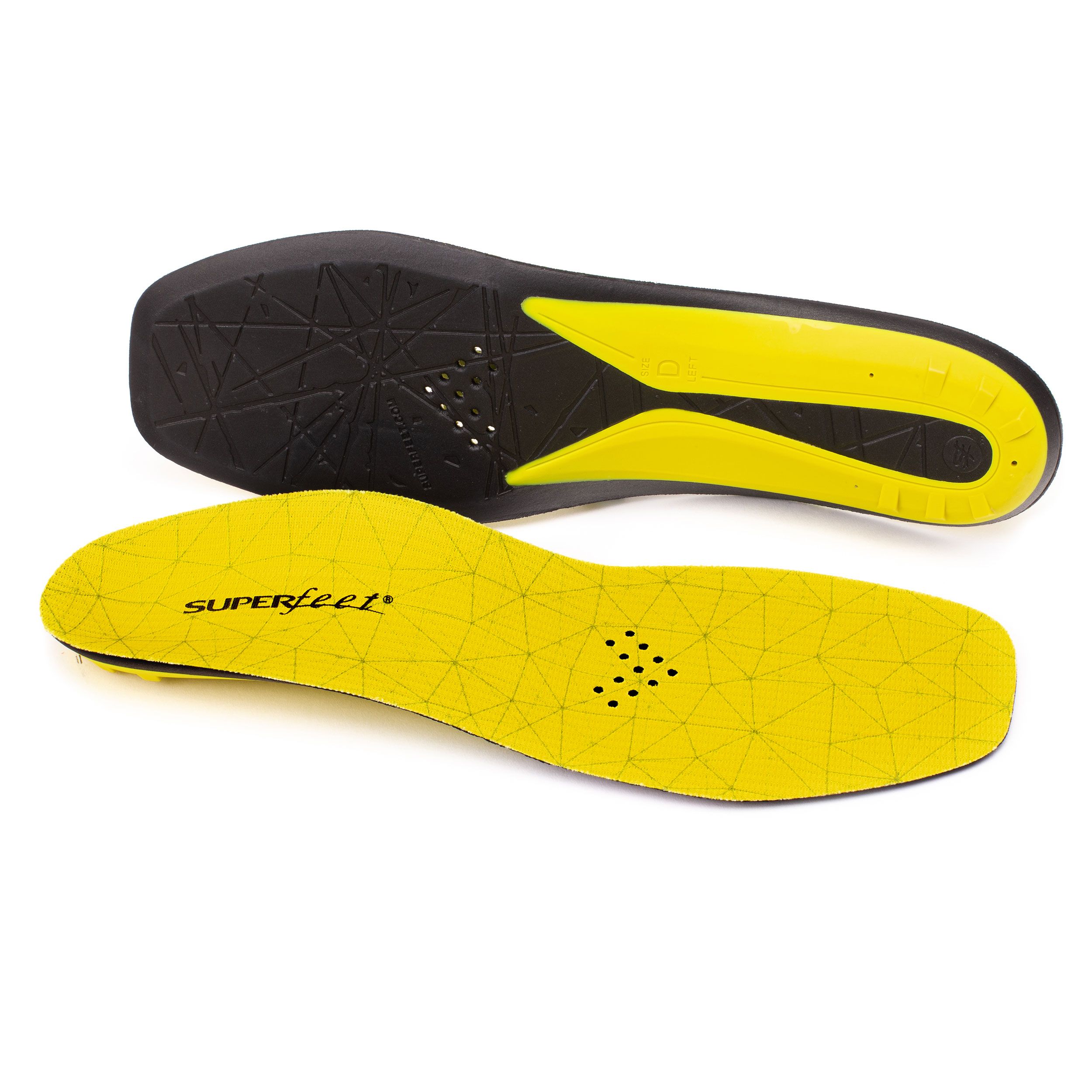 Superfeet Hockey Comfort Insoles for Orthotic Support and Cushion in Casual Hockey Skates, Medium/D: 8.5-10 US Womens / 7.5-9 US Mens