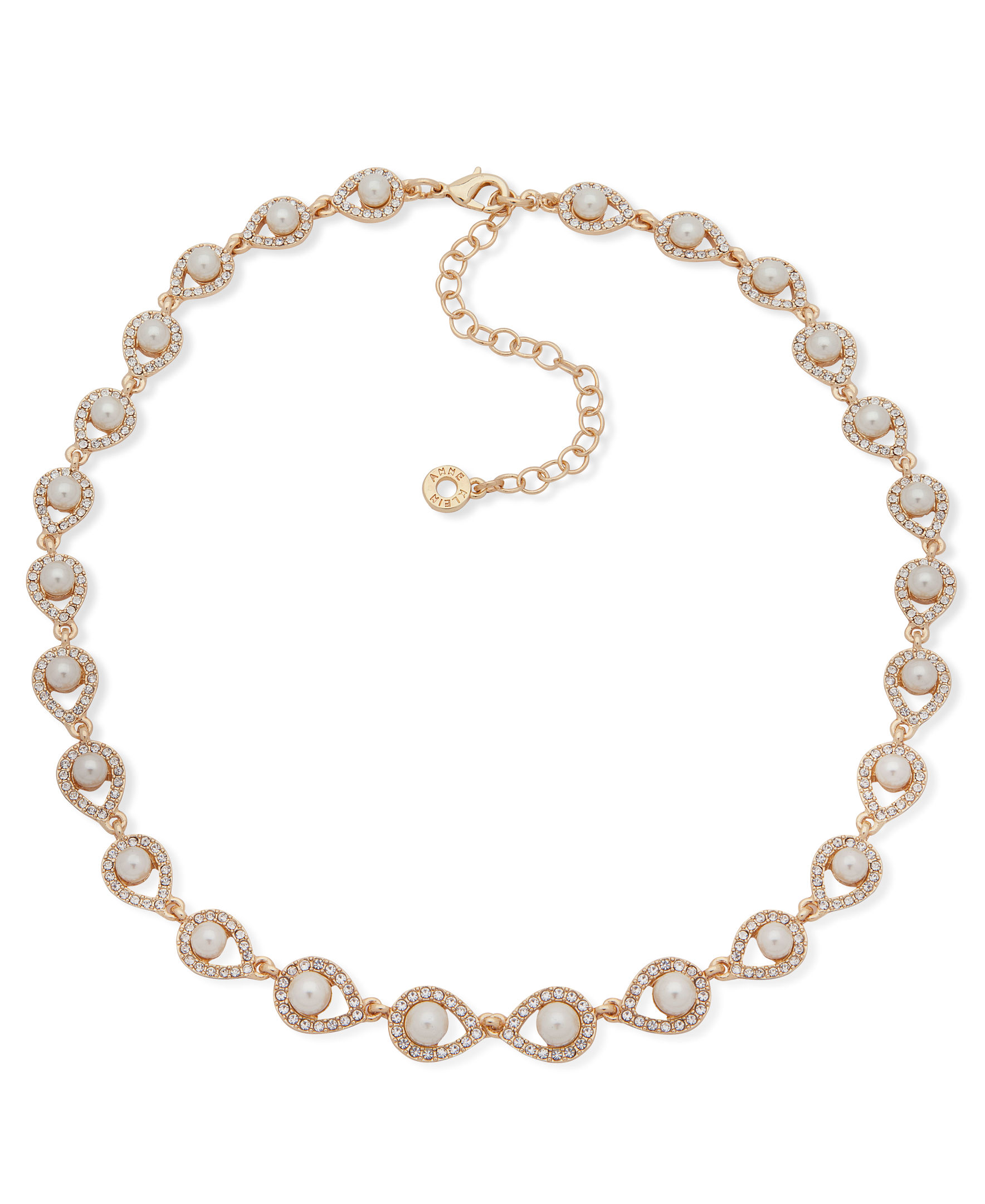 Anne Klein Women's Gold Tone Pearl Necklace, Size: 0