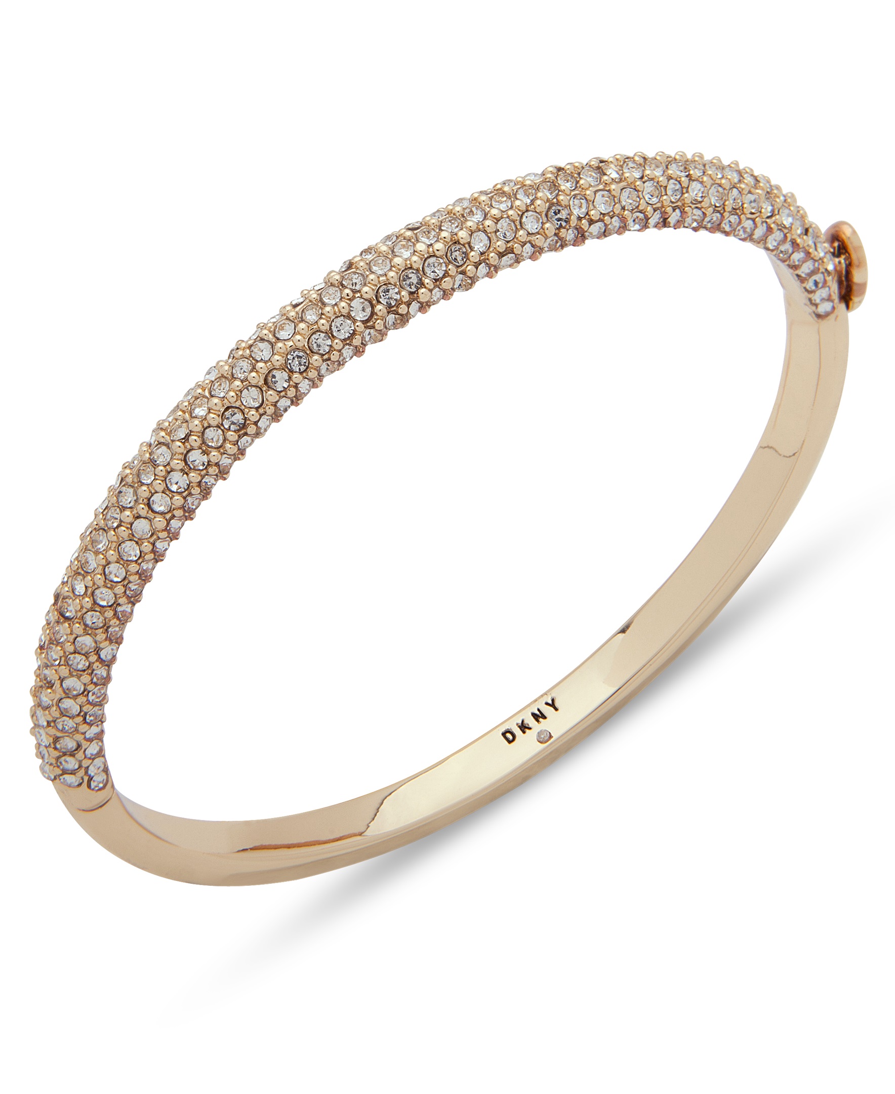 BR MICROPAVE BANGLE-GLD/CRY