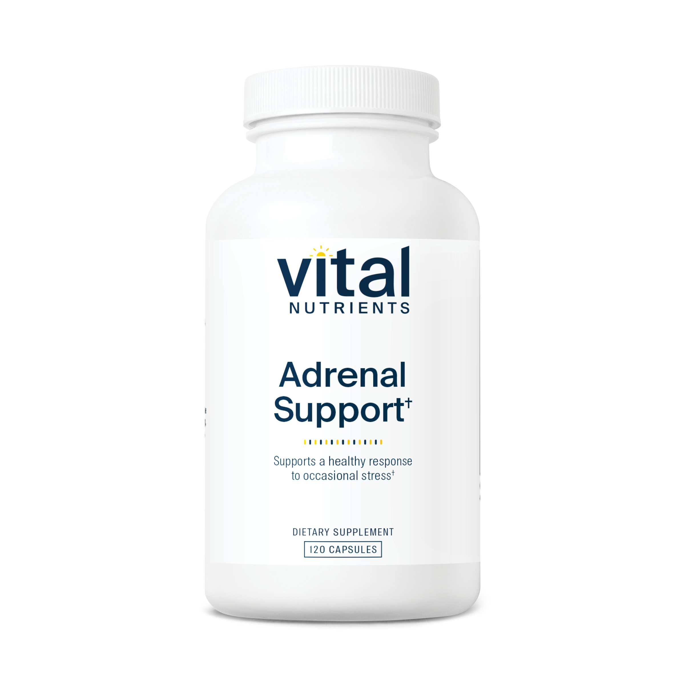 Vital Nutrients - Adrenal Support - Suitable for Men and Women - Supports Adrenal Gland Function, Supports Mild Stress and Anxiety, and Supports a Healthy Immune System - 120 Capsules