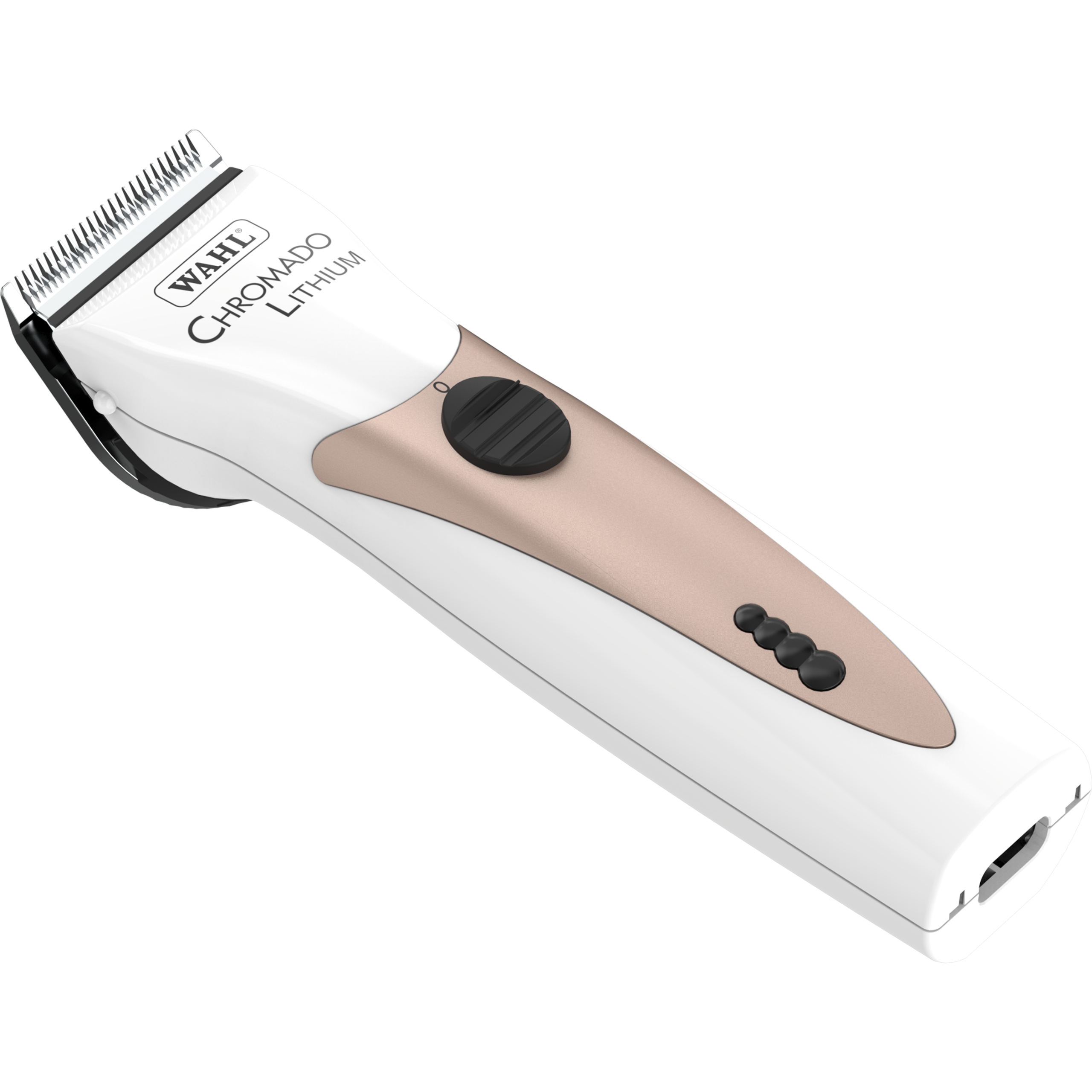 WAHL Professional Animal Chromado Lithium Pet, Dog, Cat, & Horse Corded/ Cordless Clipper Kit, White & Rose Gold (41871-0435)