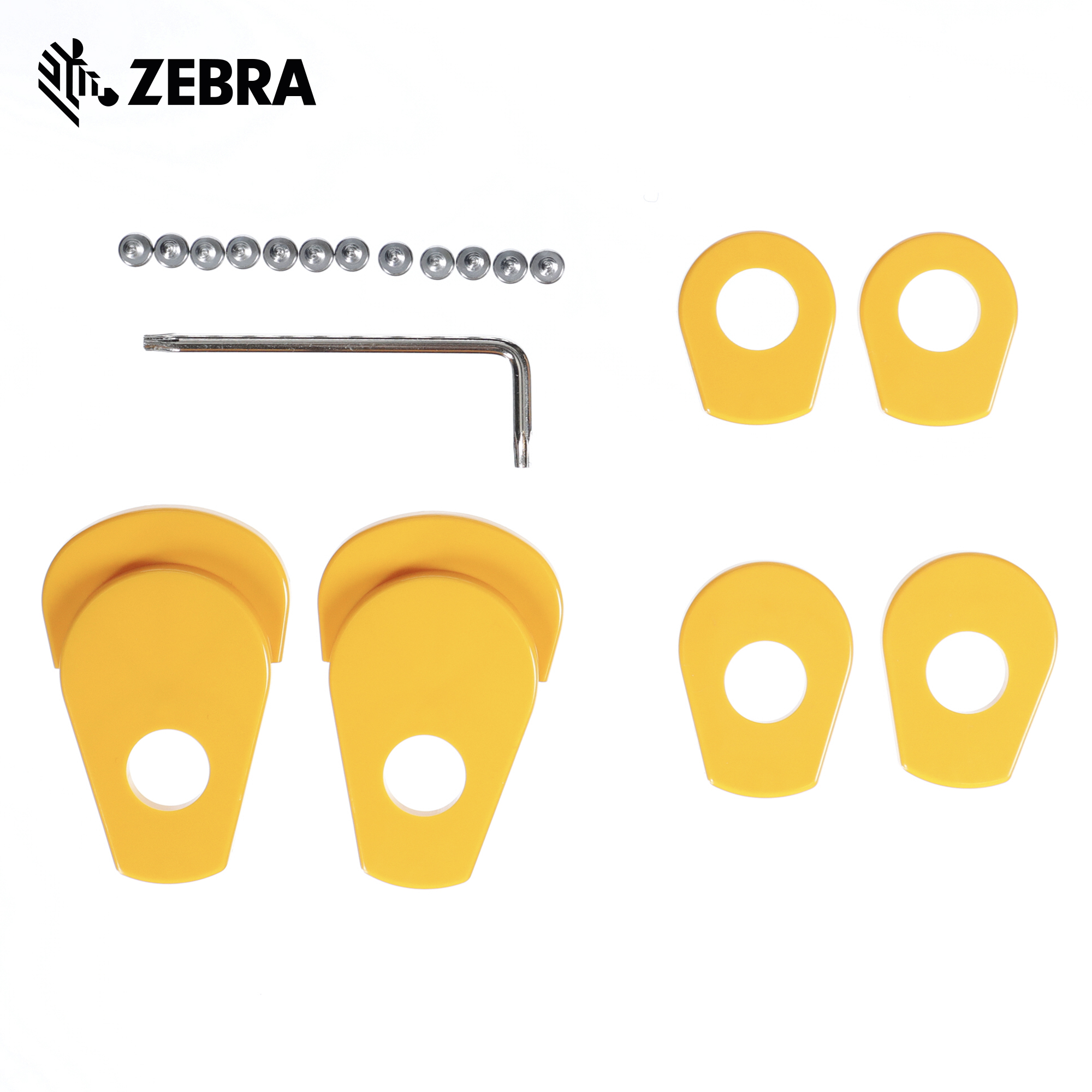 Zebra Media Core Adaptors for 1.5 in 2 in 3 in Diameter Media Cores 3 Sets of 2 P1079903-033