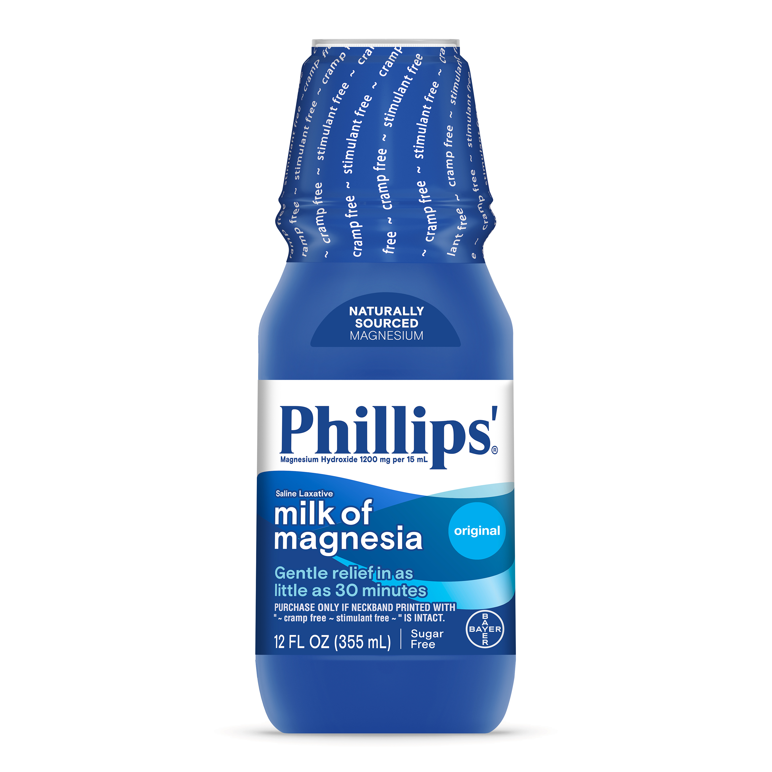 Milk of Magnesia Original Flavor Saline Laxative Liquid, 12 Oz Bottle (Pack of 3) *Compare to Phillips Milk of Magnesia and Save*