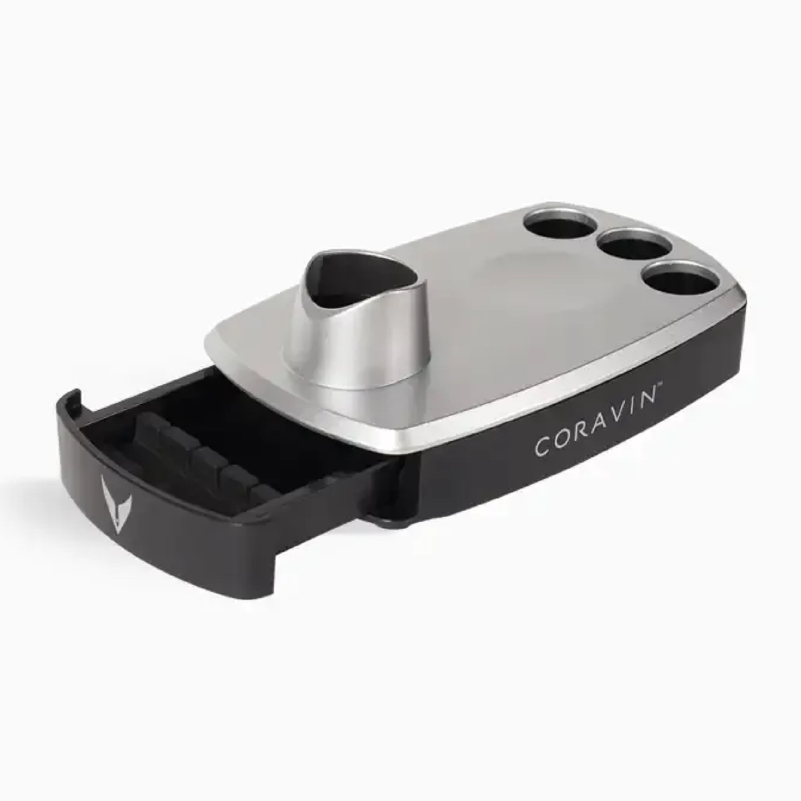 Coravin Wine Preservation System Pedestal Base - Stand for Wine Saver - Holds Needle Wine Openers and Coravin Pure Capsules