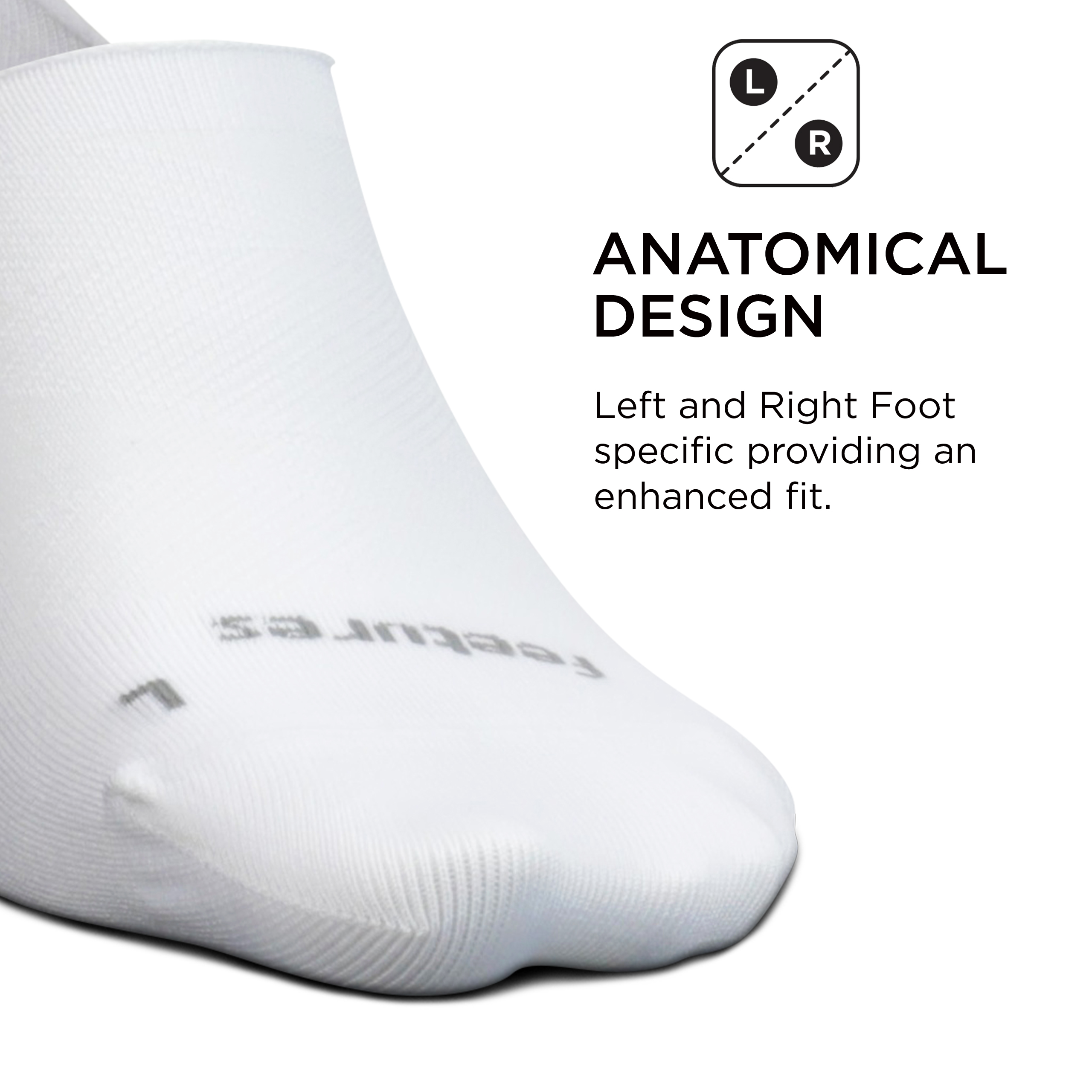 Feetures Elite Ultralight Invisible Socks - Anti-Slip Sport Sock, Black, L - Picture 28 of 36