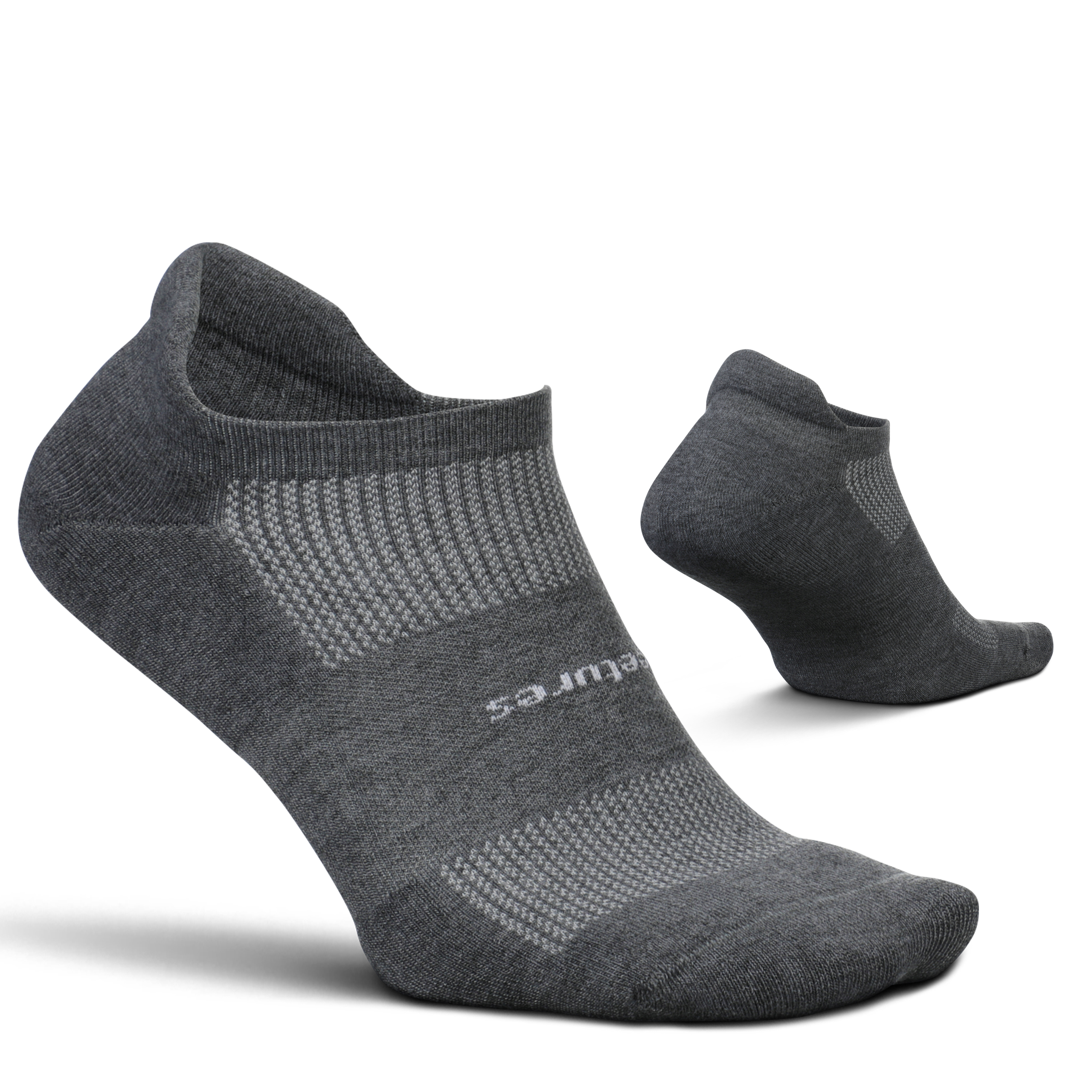 Feetures High Performance Max Cushion Ankle Sock with Heel Tab - Cornflower, S - Picture 13 of 18