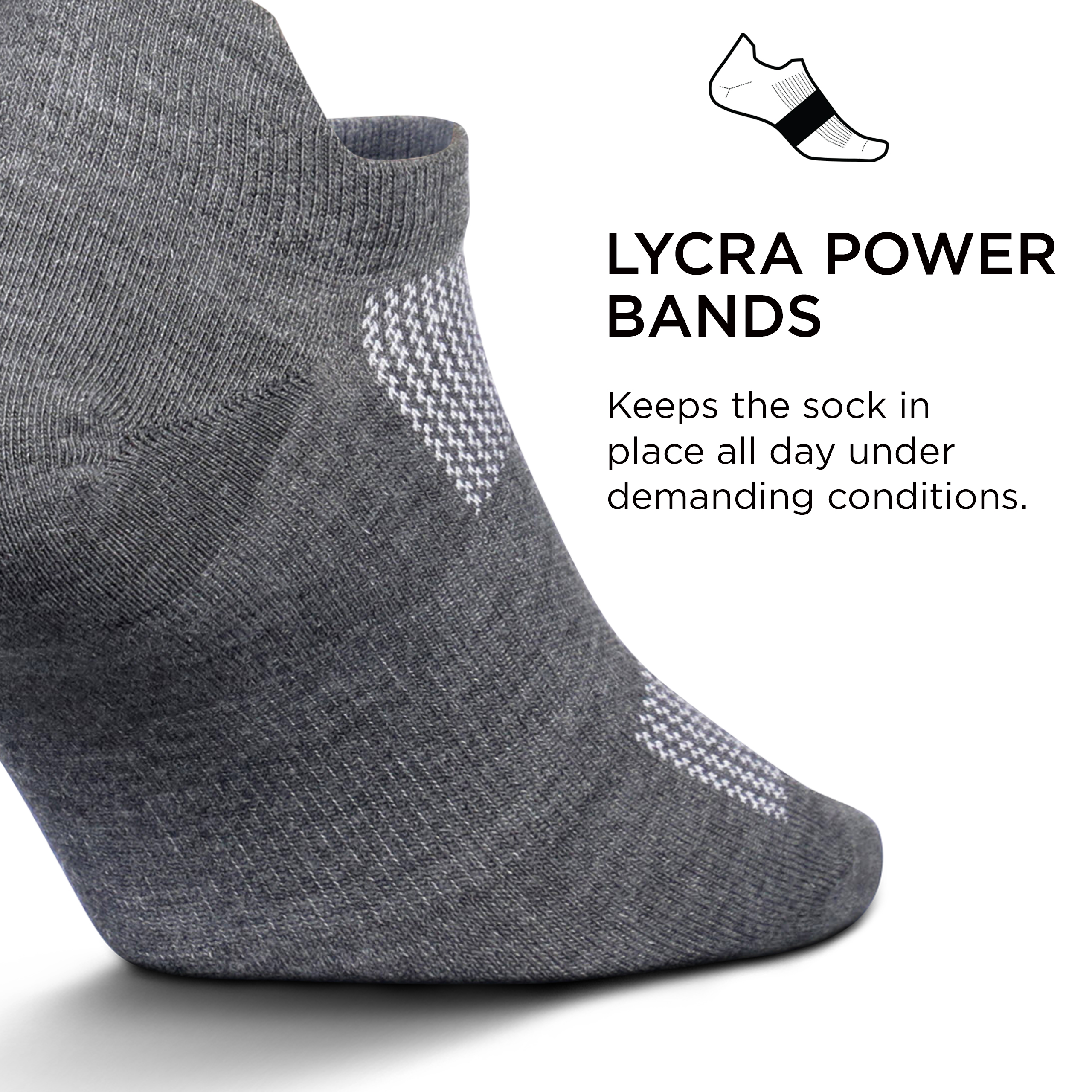 Feetures High Performance Ultra Light No Show Laufsocken Medium schwarz - 3er Pack - Bild 8 von 12