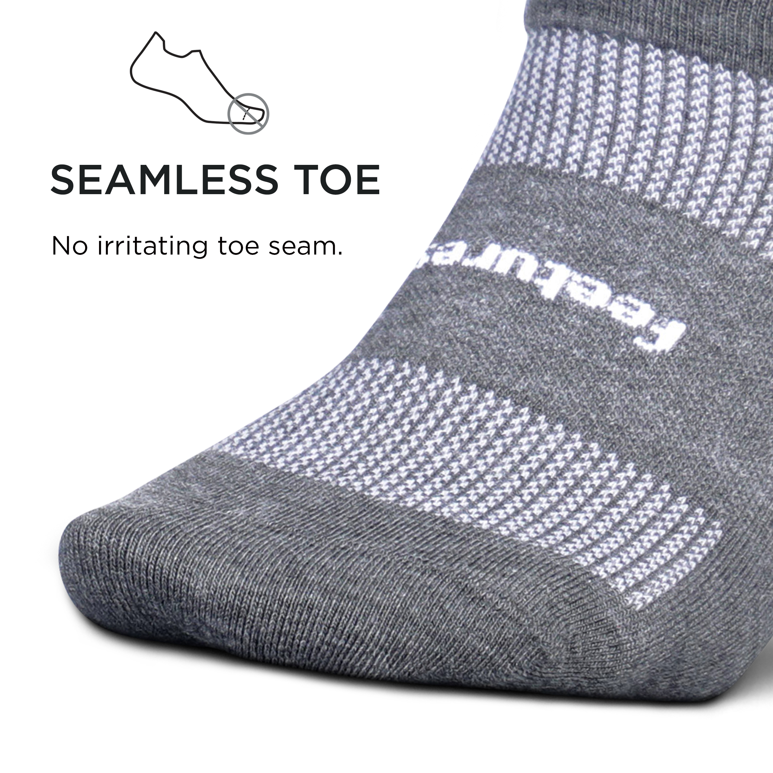 Feetures High Performance Ultra Light No Show Laufsocken Medium schwarz - 3er Pack - Bild 9 von 12
