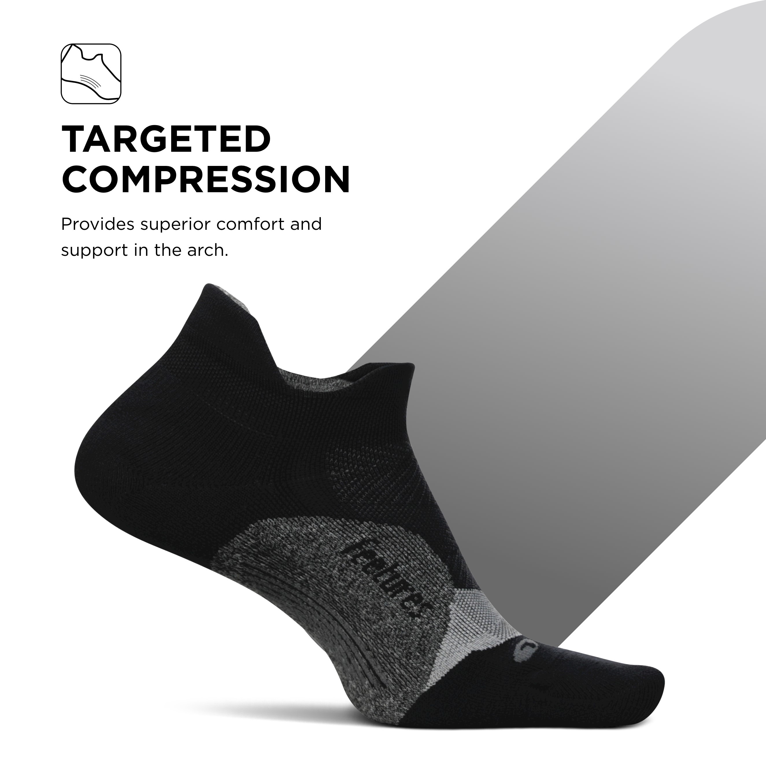 Feetures Elite Light Cushion No Show Tab Running Socks Compression Small, Pink - Picture 15 of 60