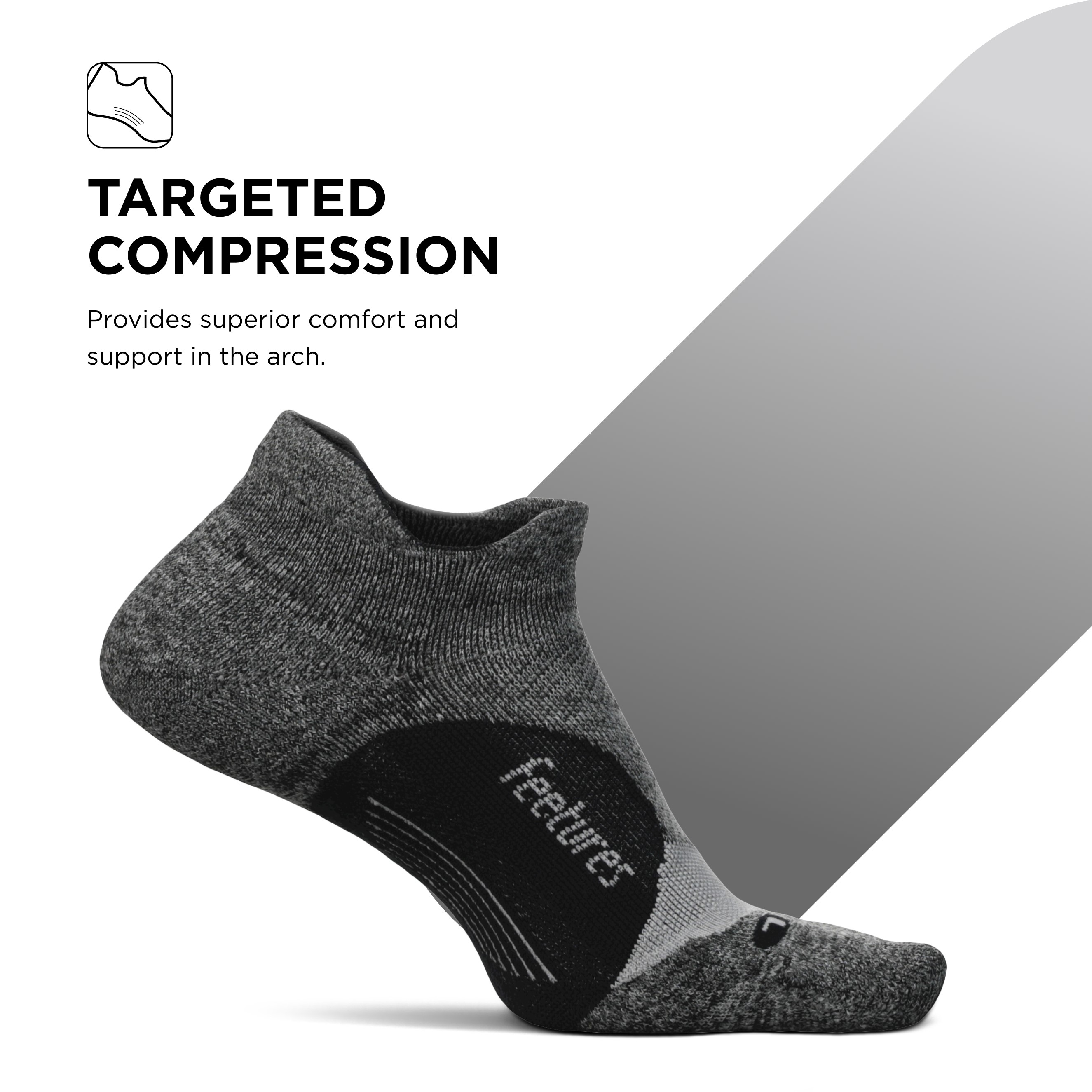 Feetures Elite Light Cushion No Show Tab Running Socks Compression Small, Pink - Picture 51 of 60