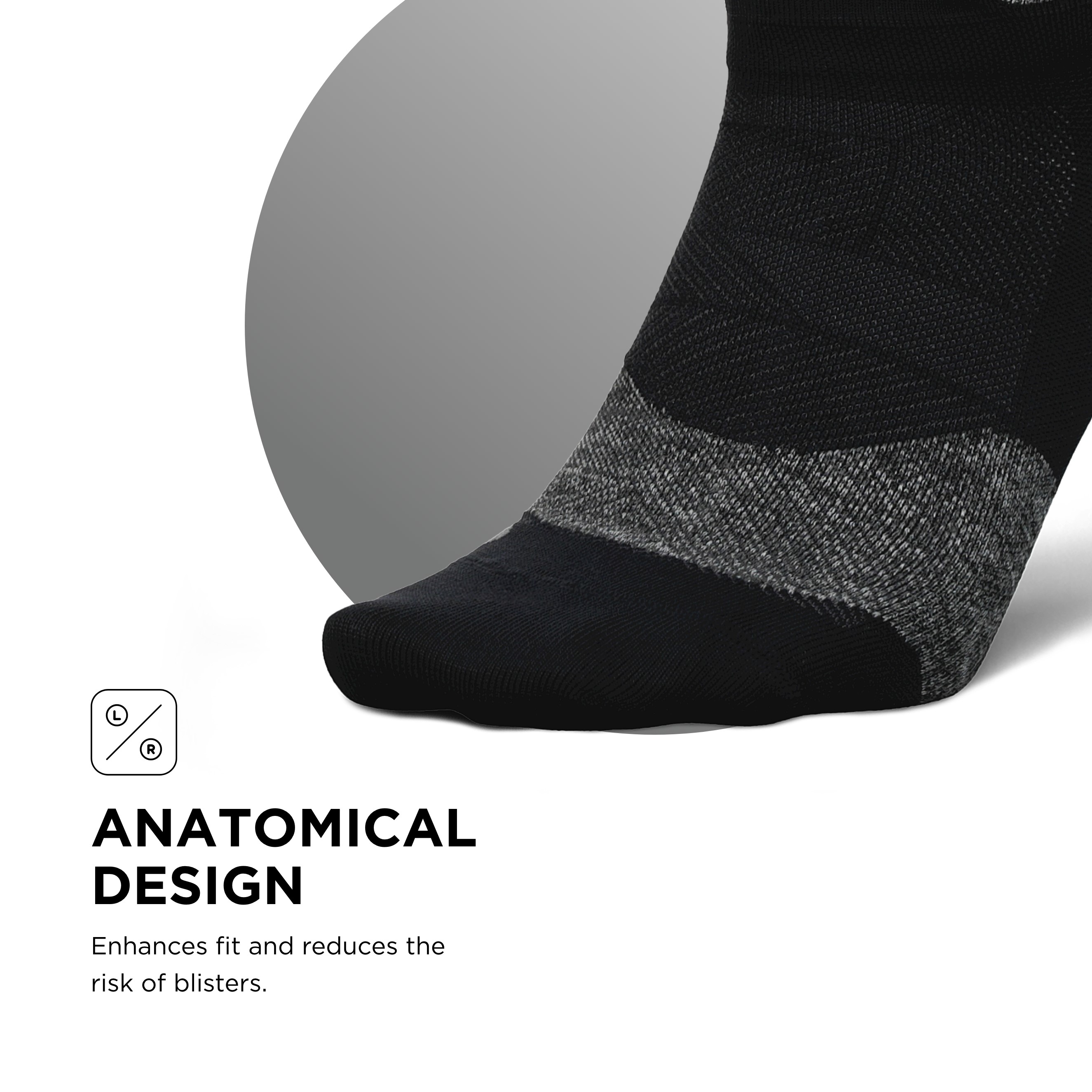 Feetures High Performance Cushion Quarter Sock feuchtigkeitsableitend schwarz, M - Bild 28 von 78