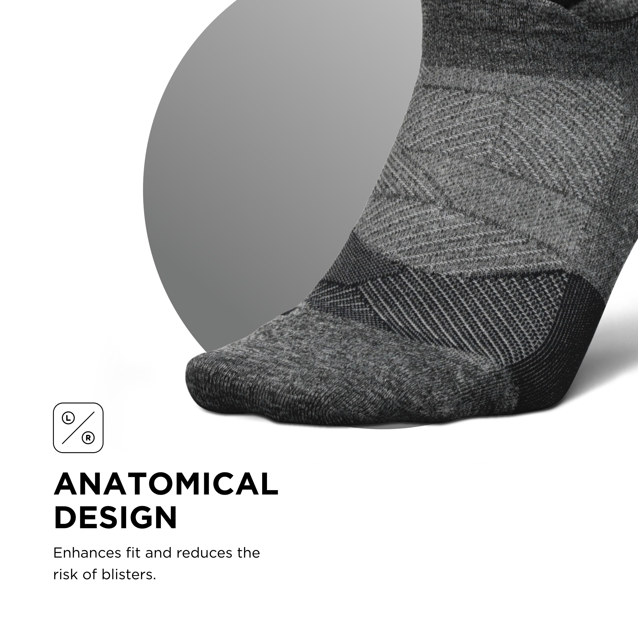 Feetures High Performance Cushion Quarter Sock feuchtigkeitsableitend schwarz, M - Bild 34 von 78