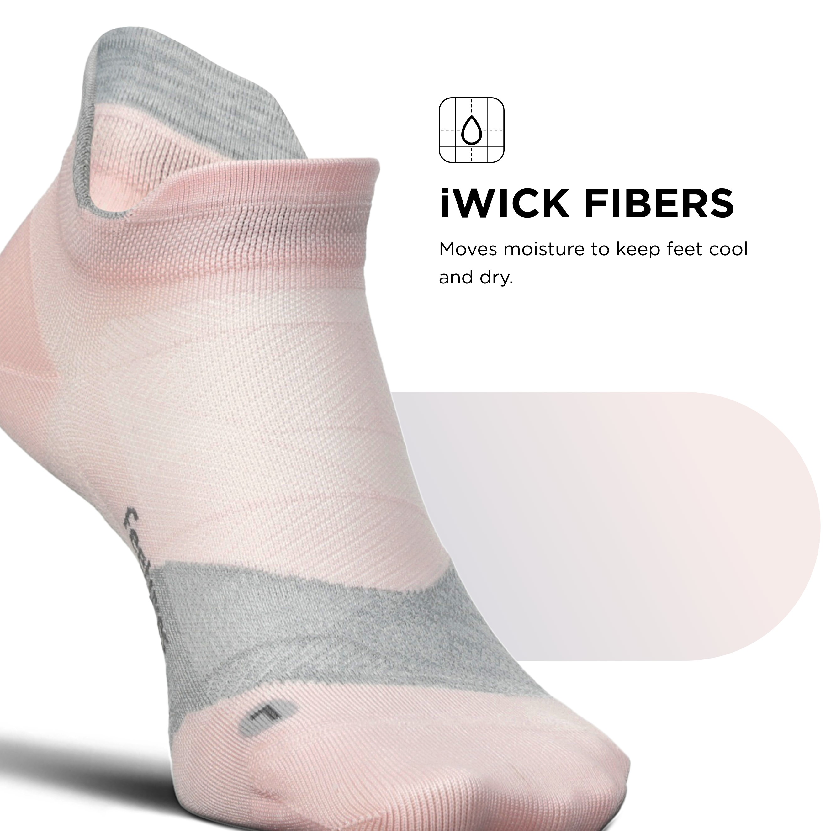 Feetures High Performance Cushion Quarter Sock feuchtigkeitsableitend schwarz, M - Bild 65 von 78