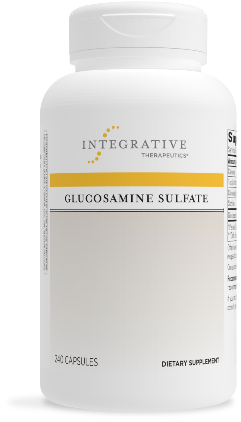 Integrative Therapeutics Glucosamine Sulfate - Supplement to Help Promote Healthy Joints* - for Women and Men - Gluten Free - Dairy Free - 240 Capsules