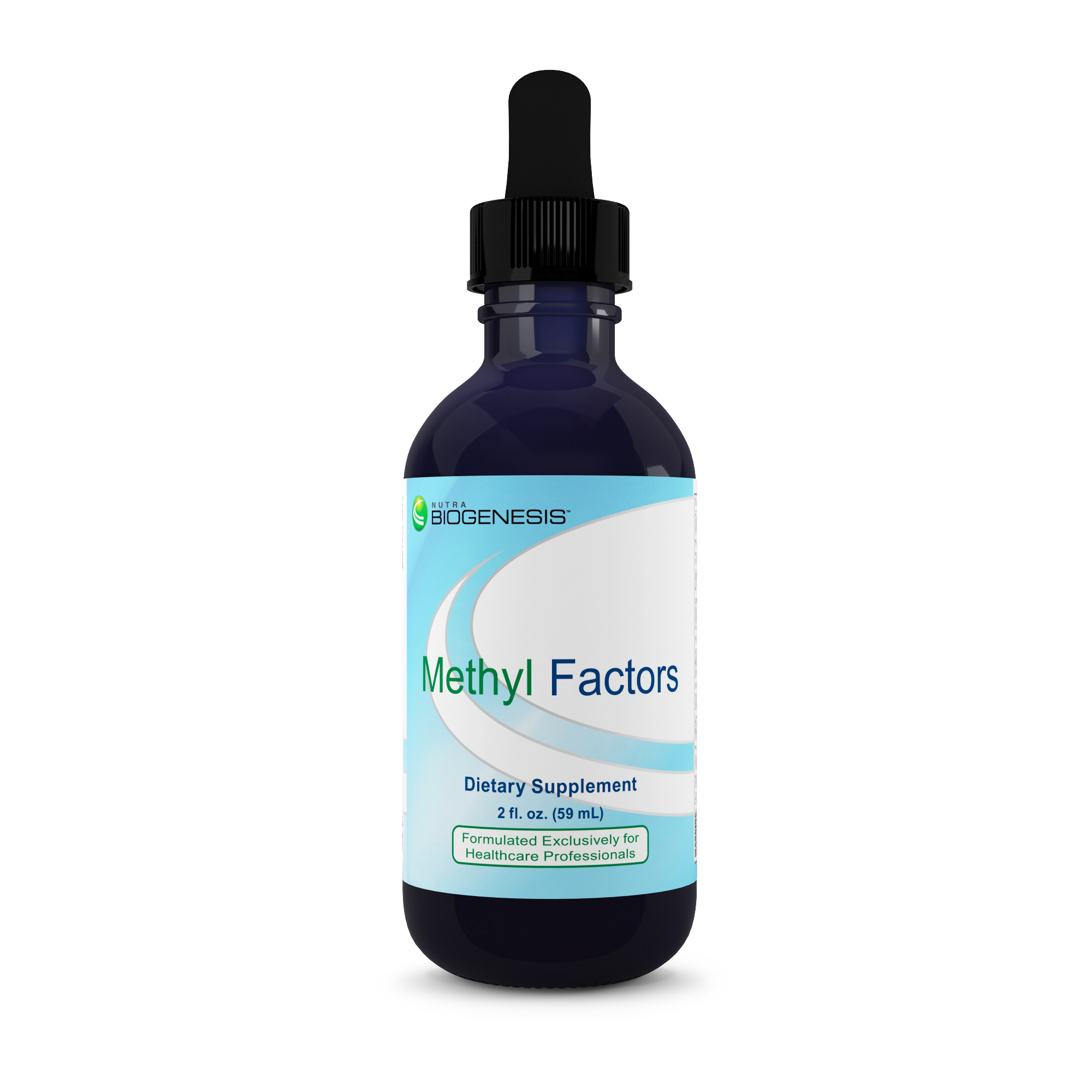 Nutra BioGenesis - Methyl Factors - B12 and Methyl Folate to Help Support Brain and Cardiovascular Health - Berry Flavor - 2 Ounce