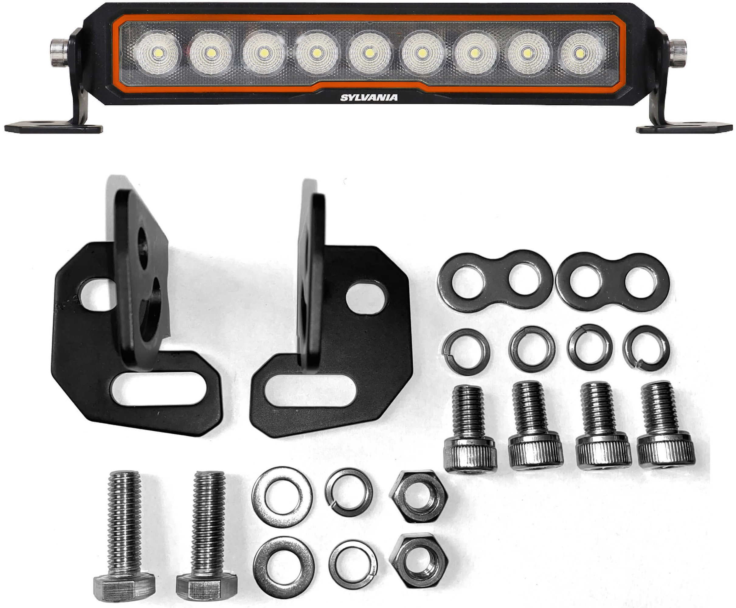 SYLVANIA Rugged 10 Inch Flood LED Light Bar | Lifetime Limited Warranty | Flood Light 3600 Raw Lumens, Quality Off Road Driving Work Light, Truck, Tractor, Boat, ATV, UTV, SUV, 4x4 (1 PC)