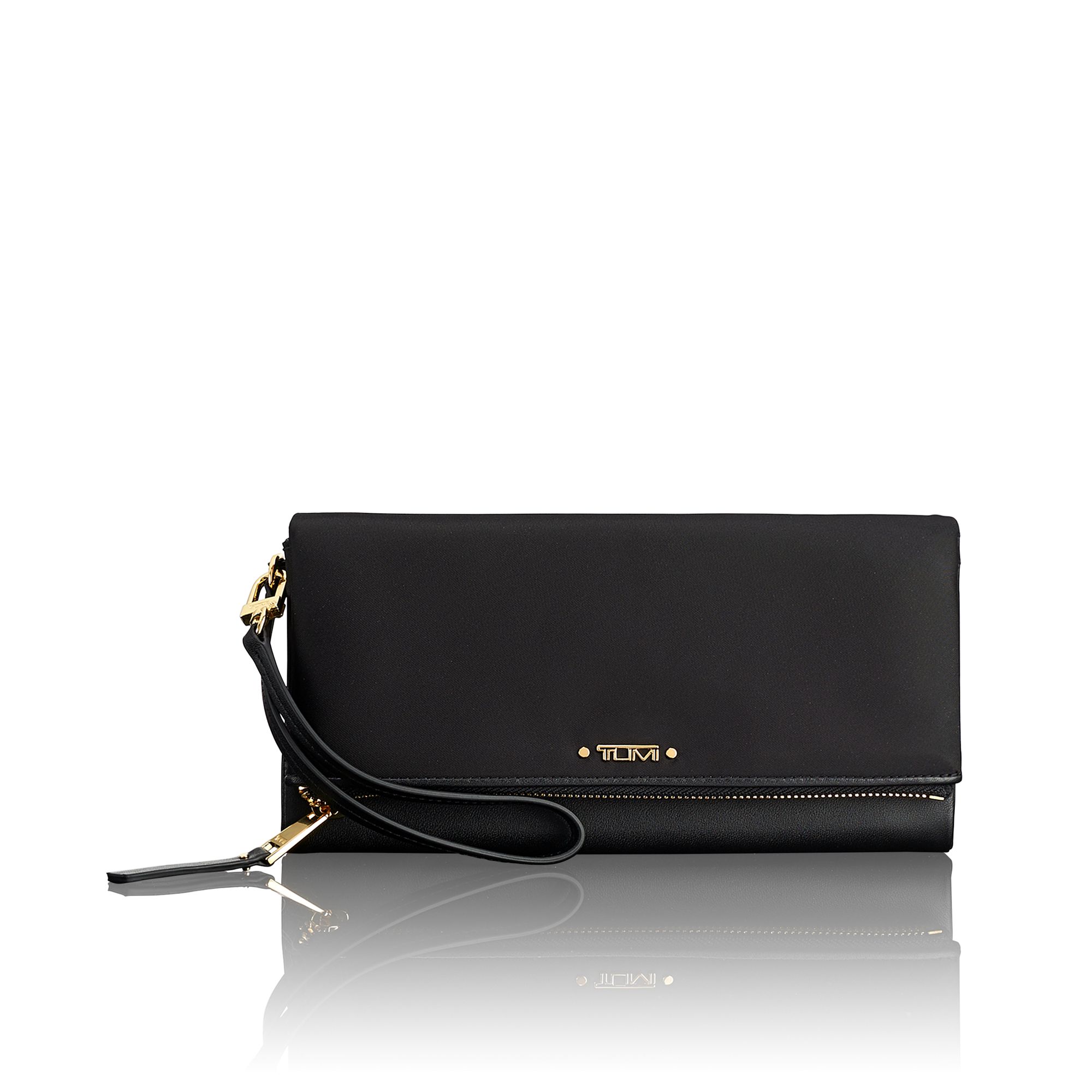 TUMI - Voyageur Travel Wallet - Wristlet Wallet with Passport, Cash & Card Holders - Zipper Wallet for Women - With Gift Box - Black