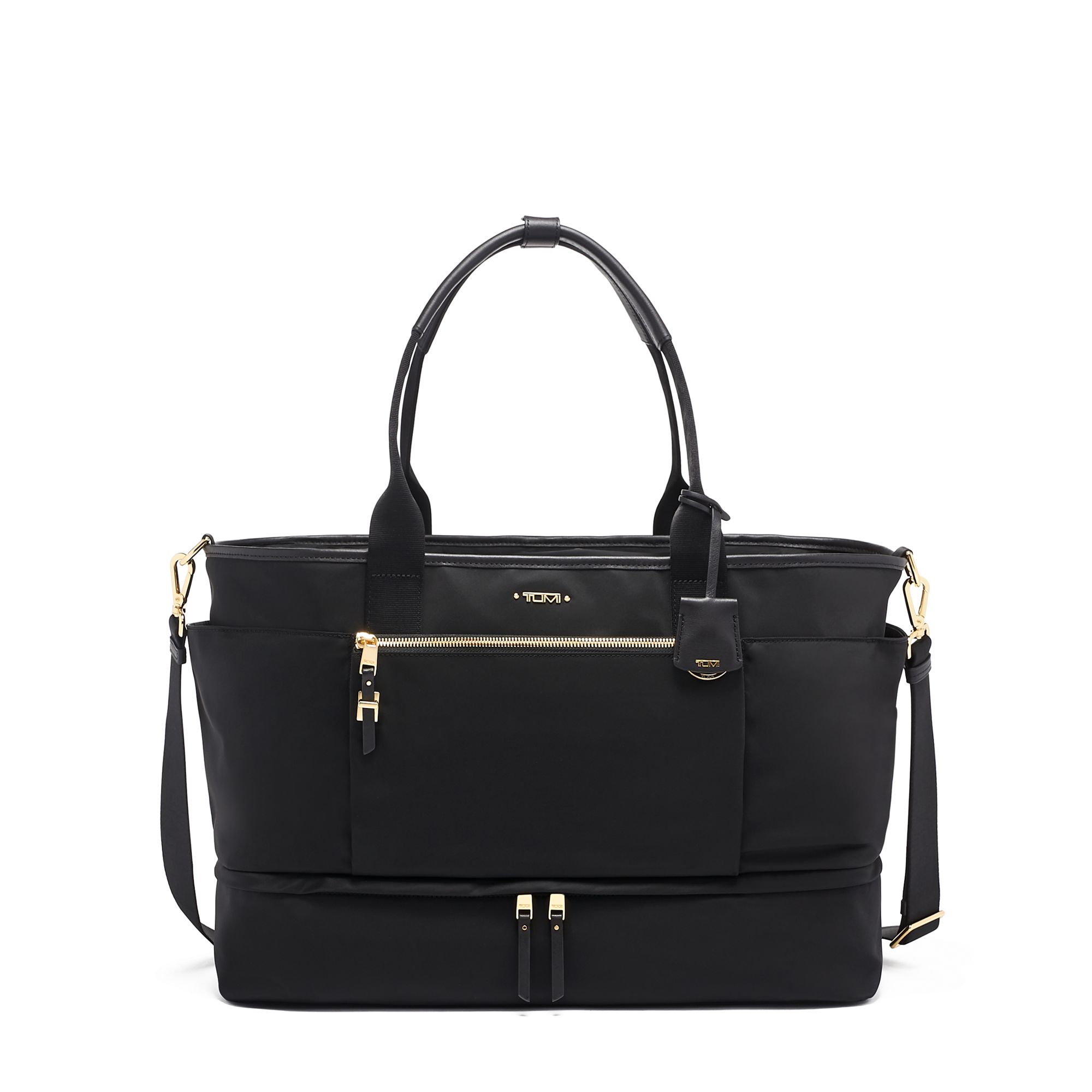 TUMI Voyageur Cleary Weekender Duffel Bag - For Work, Weekend, Day-to-Day, or on the Road - Travel Laptop Satchel for Women - Black