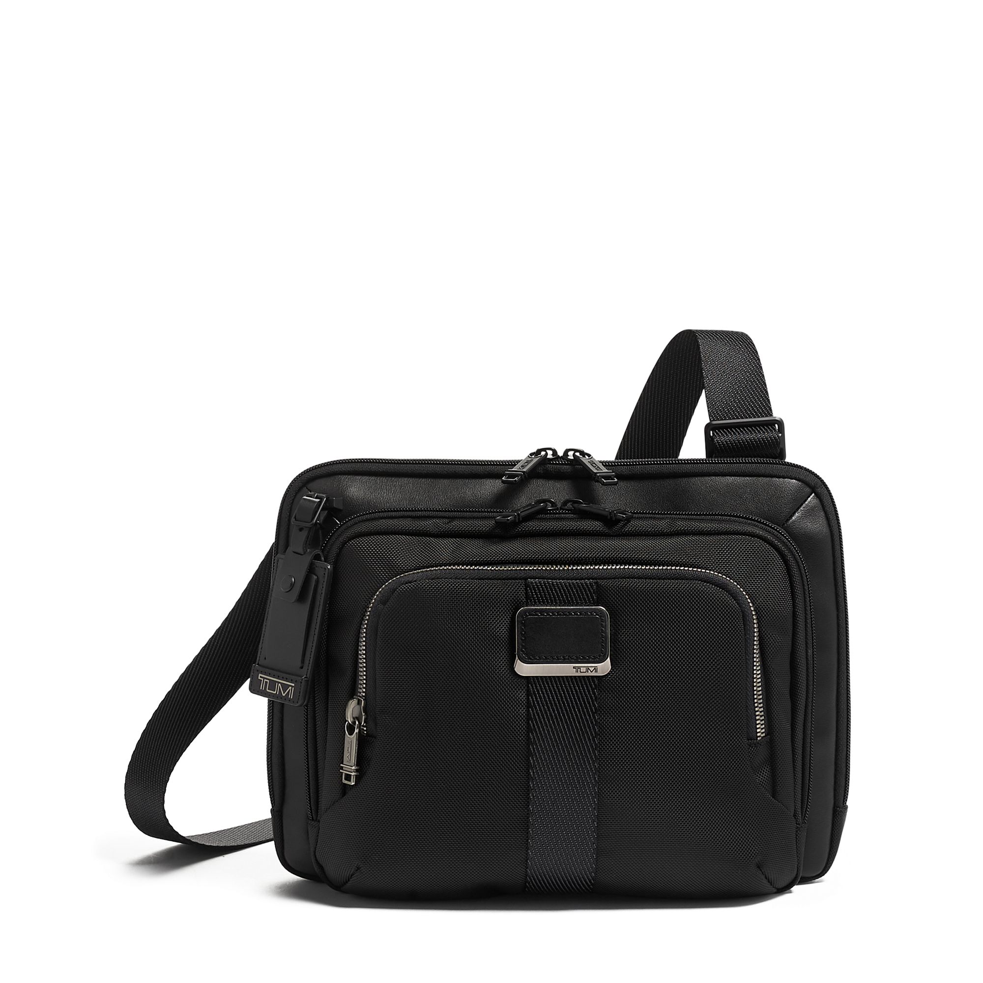 TUMI - Alpha Bravo Jackson Crossbody Bag - Satchel for Men and Women - Black