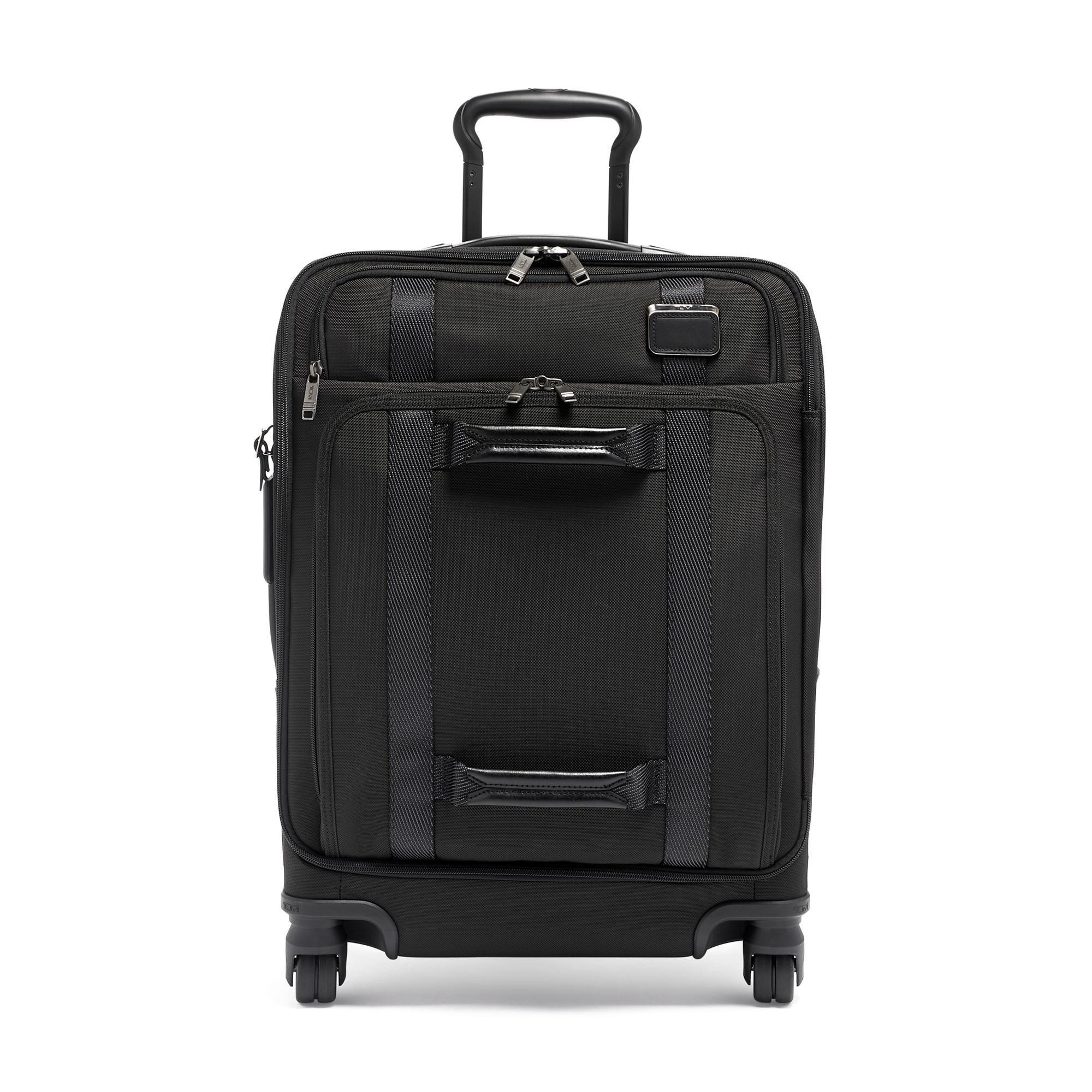 TUMI - Merge Continental Front Lid 4 Wheeled Carry-On Luggage - 22 Inch Rolling Suitcase for Men and Women - Black