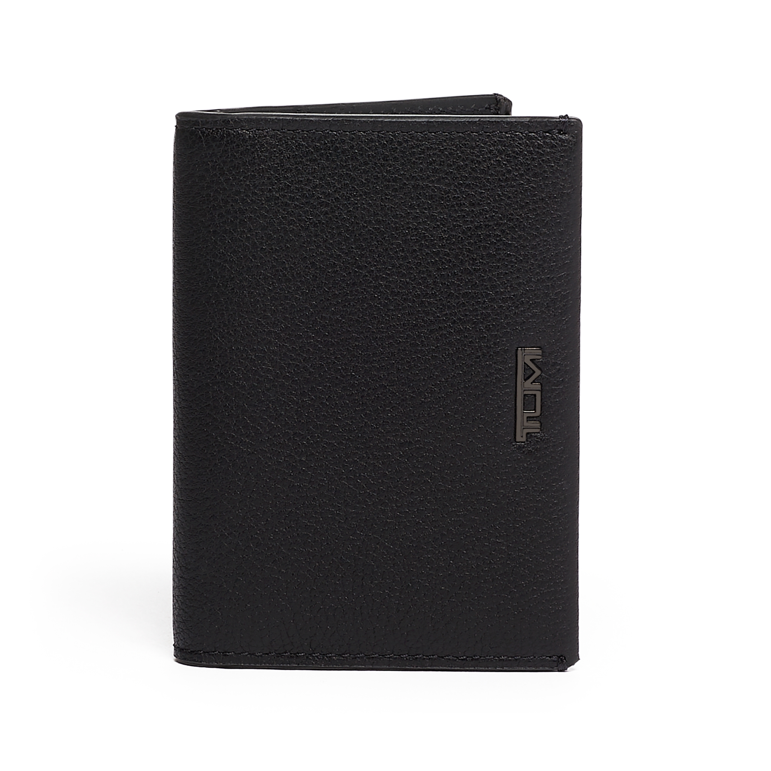 TUMI - Nassau Folding Card Case Wallet for Men - Black Texture