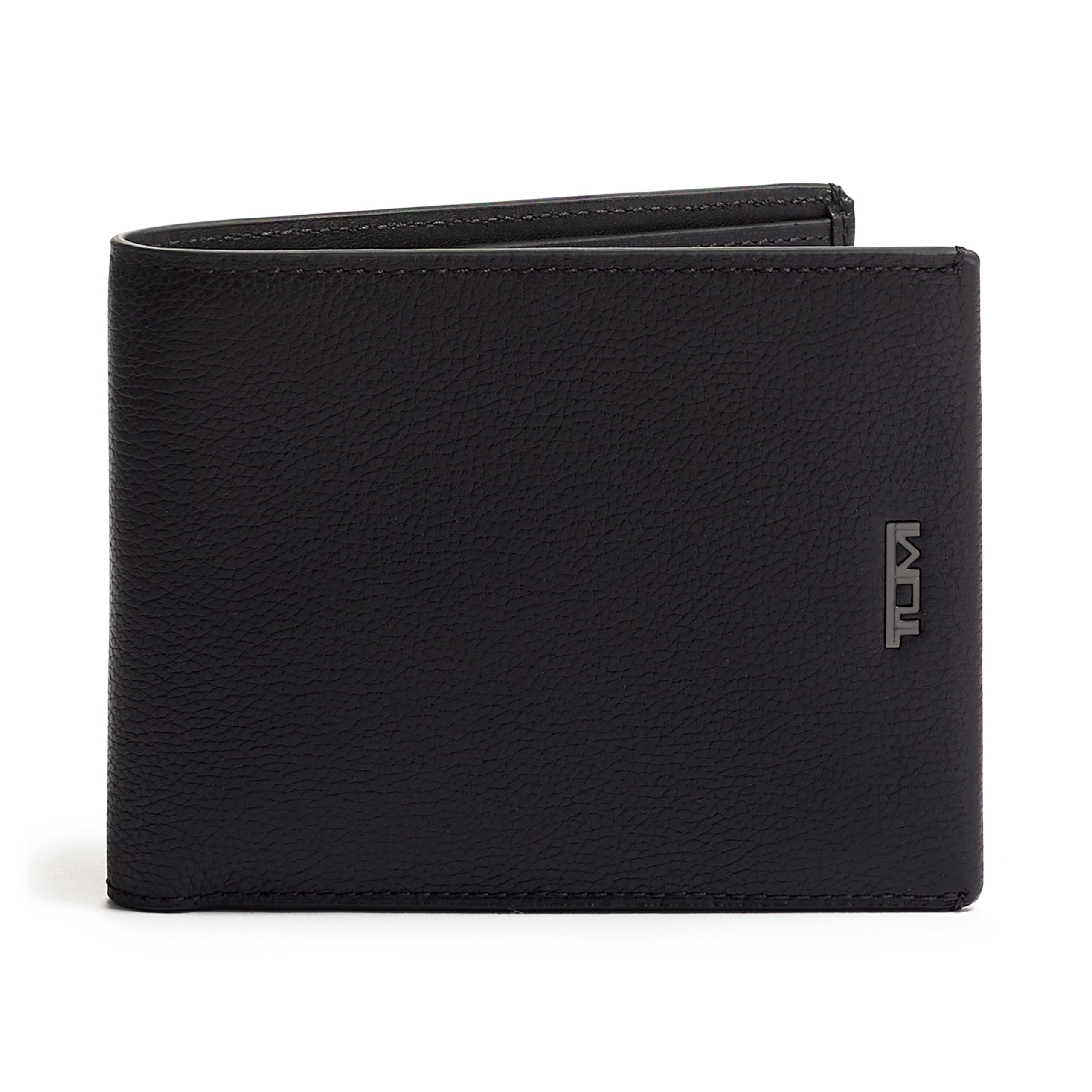 TUMI - Nassau Double Billfold Wallet - Card Holder Wallet for Men & Women - RFID Wallet Protection - Nappa Leather Material - Black Texture