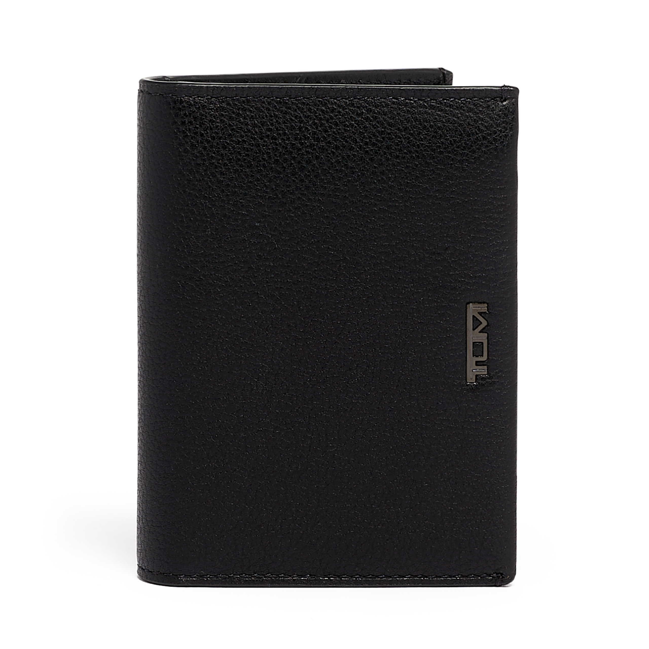 TUMI - Nassau L-Fold - Card Holder Wallet for Men & Women - With ID Window - Nappa Leather Material - Textured Black