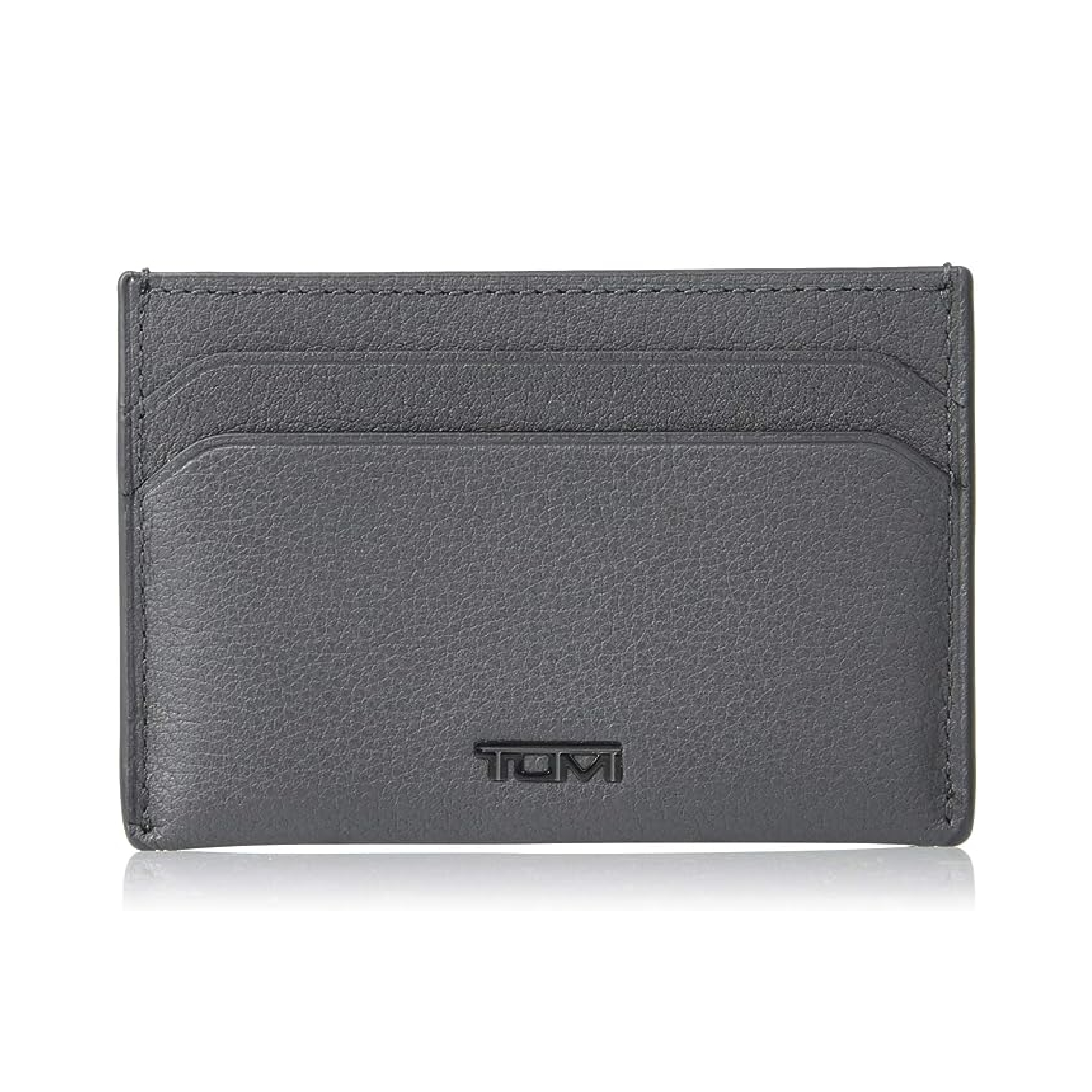 TUMI - Nassau Slim Card Case Wallet for Men - Grey Texture