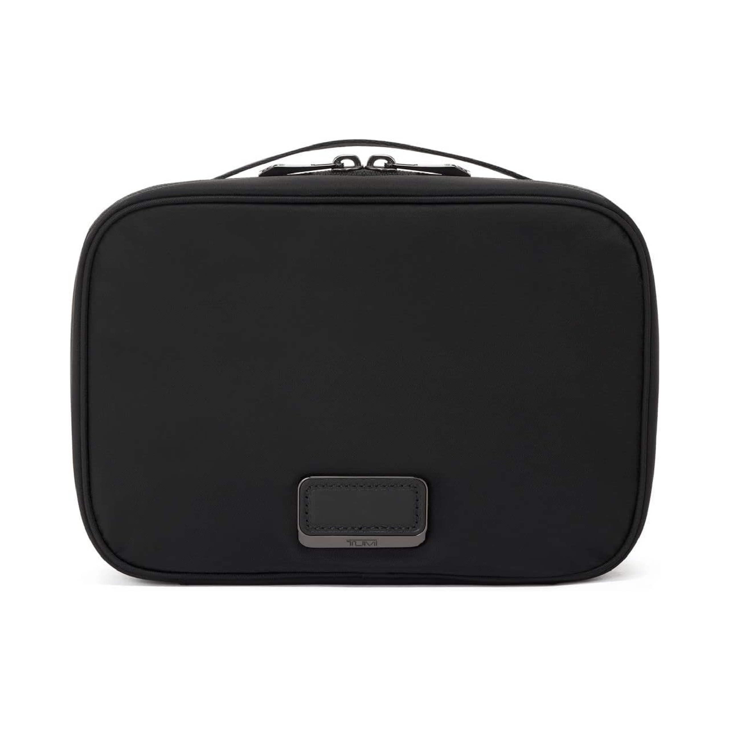 TUMI - Voyageur Tammin Cosmetic - Makeup Organizer Bag for Travel - Premium Toiletry Bag - Stain & Water-Resistant Material - Black & Gunmetal