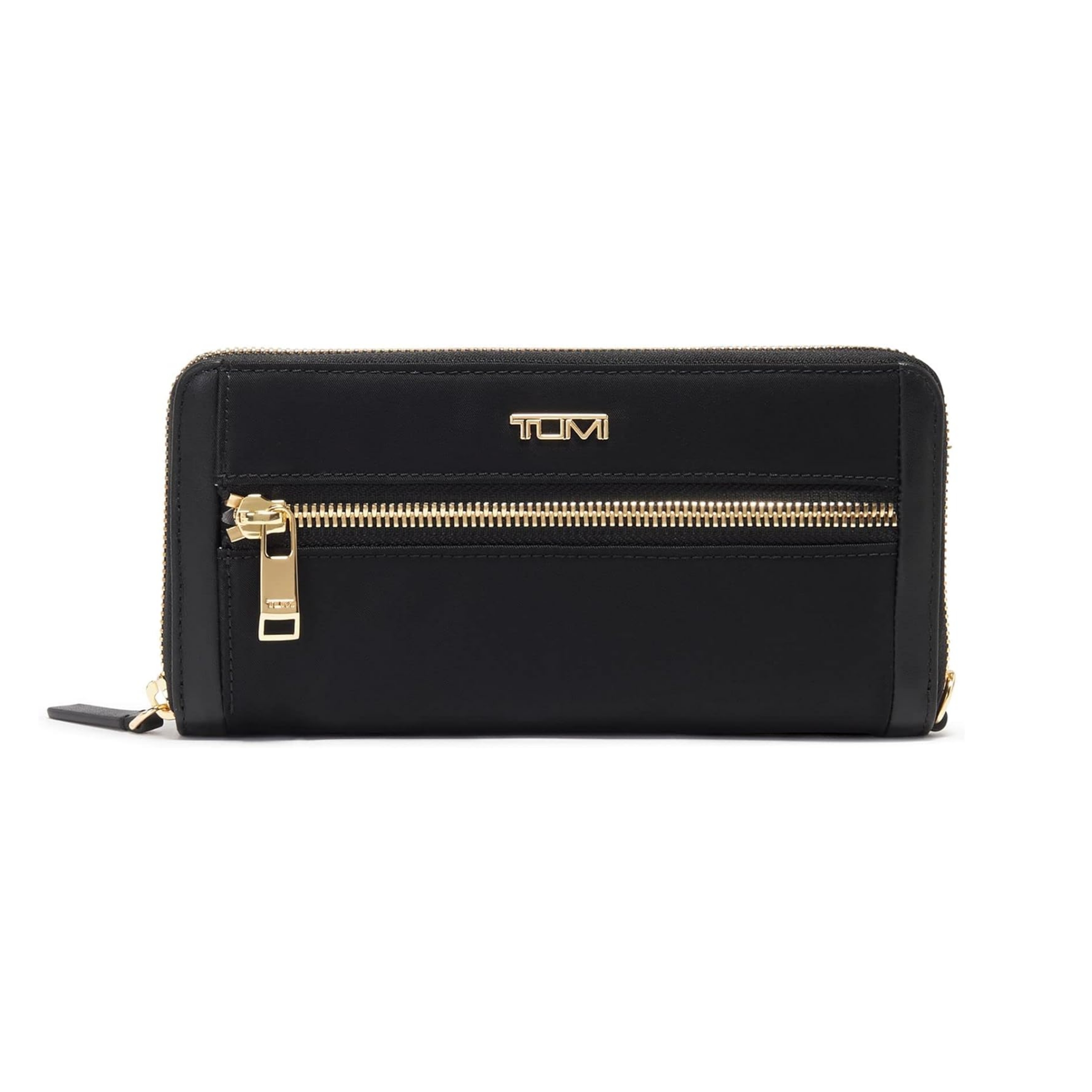 TUMI Voyageur Zip-Around Continental - Black/Gold