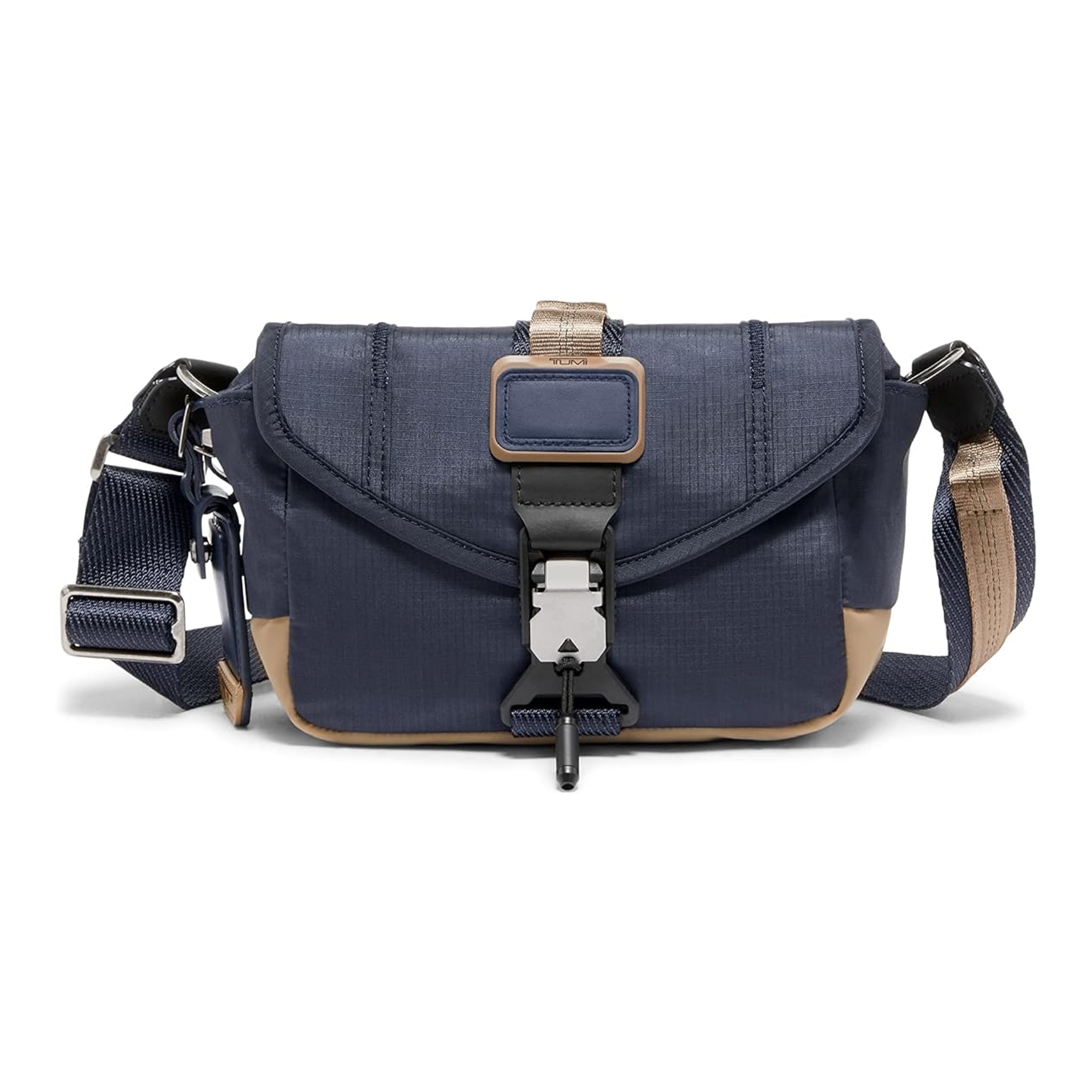 TUMI Alpha Bravo Compass Flap Crossbody - Midnight Navy/Khaki