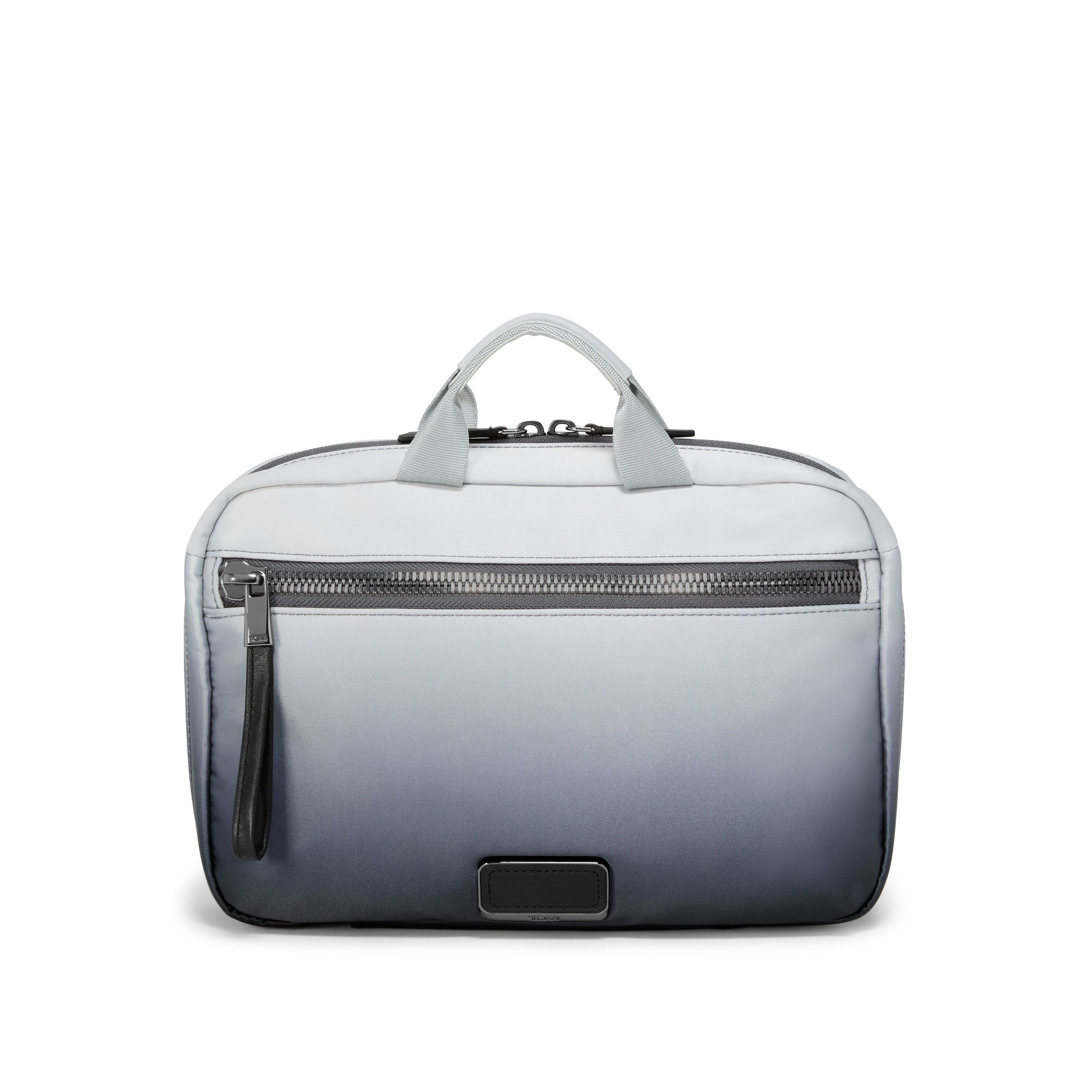TUMI - Voyageur Madeline Cosmetic - Travel Makeup Bag for Women - Hanging Cosmetics Case - Detachable Zipper Pouch - Grey Ombre