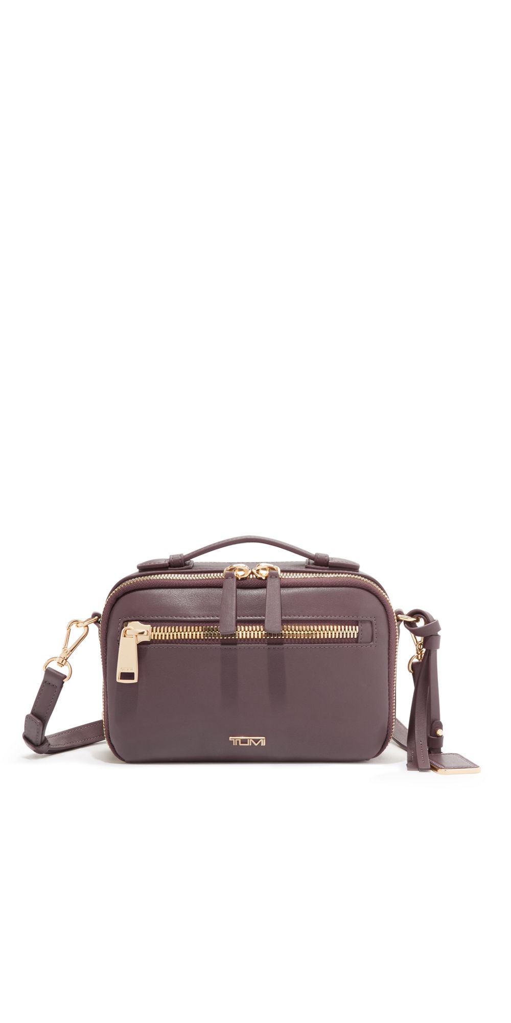 TUMI - Voyageur Marcie Leather Crossbody - Dark Mauve