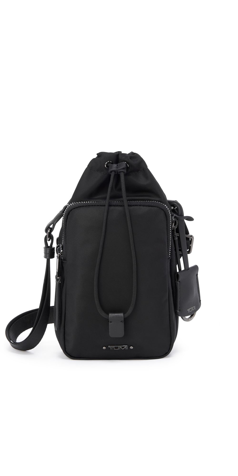 TUMI - Keene Water Bottle Crossbody - Black/Gunmetal
